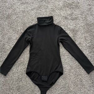 Women’s Black Turtleneck Bodysuit